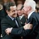 Better times: Guerlain receives his Legion of Honor award from Sarkozy in 2008.